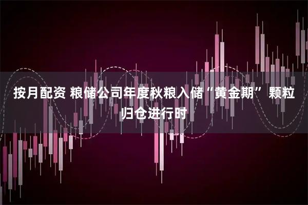 按月配资 粮储公司年度秋粮入储“黄金期” 颗粒归仓进行时